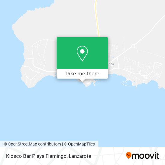 Kiosco Bar Playa Flamingo map