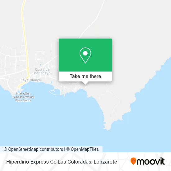 Hiperdino Express Cc Las Coloradas map