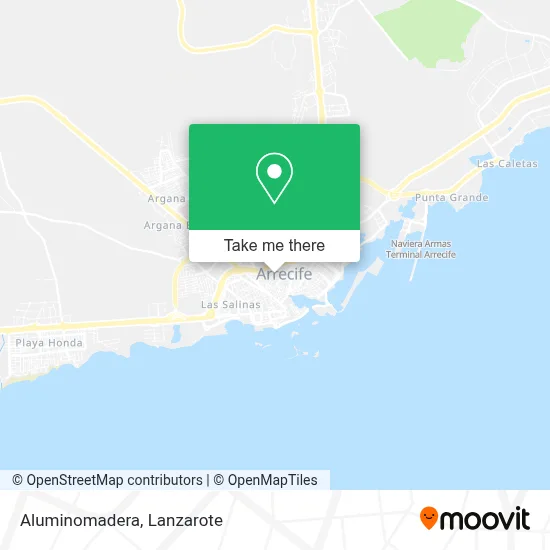 Aluminomadera map
