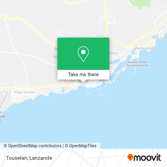 Touselan map