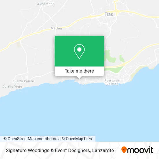 Signature Weddings & Event Designers map