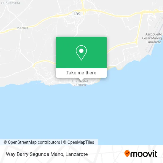 Way Barry  Segunda Mano map