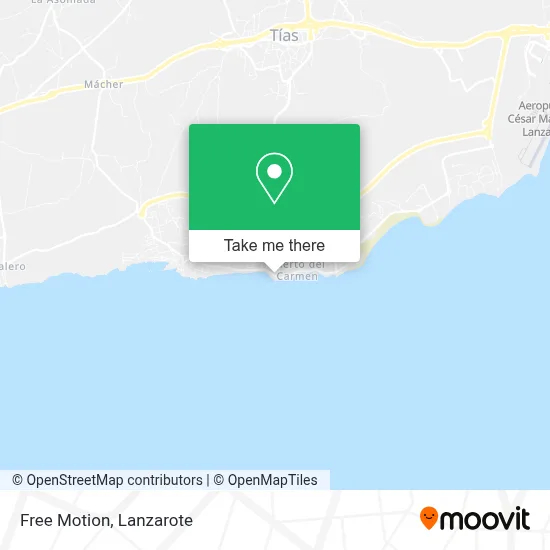 Free Motion map