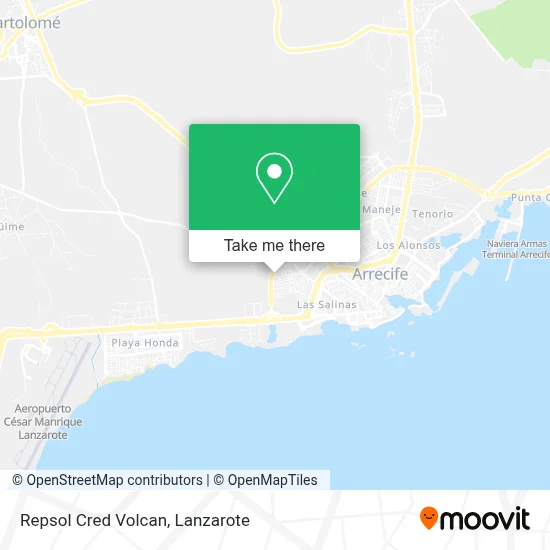 Repsol Cred Volcan map