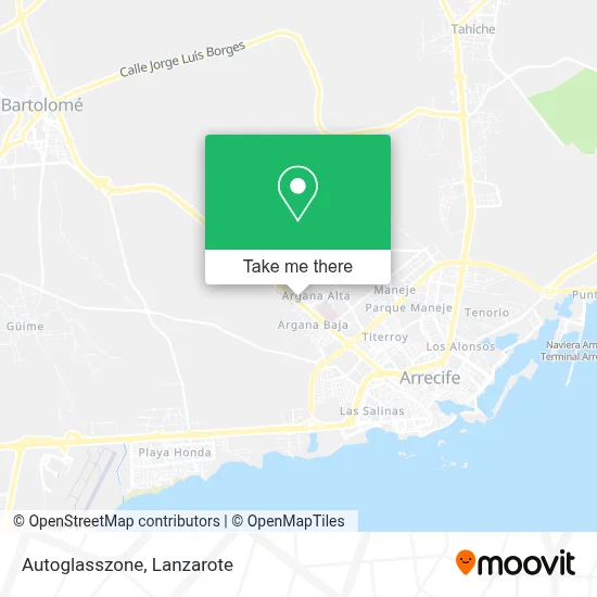 Autoglasszone map