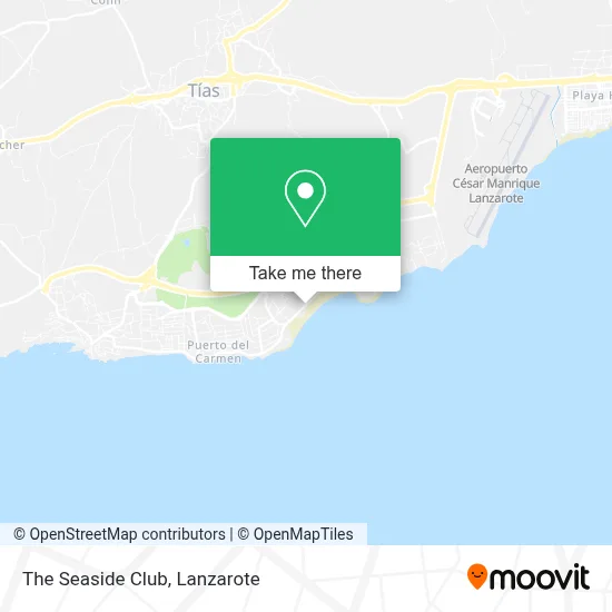 The Seaside Club map