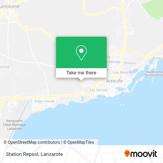 Station Repsol map
