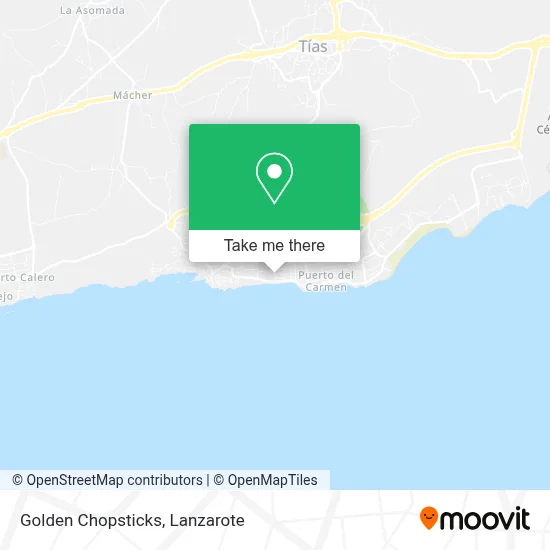 Golden Chopsticks map
