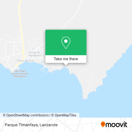 Parque Timanfaya map