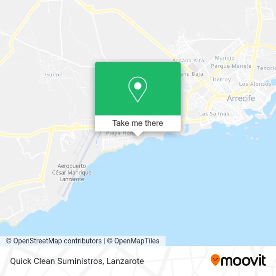 Quick Clean Suministros map