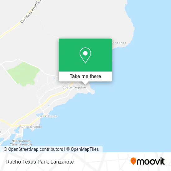 Racho Texas Park map