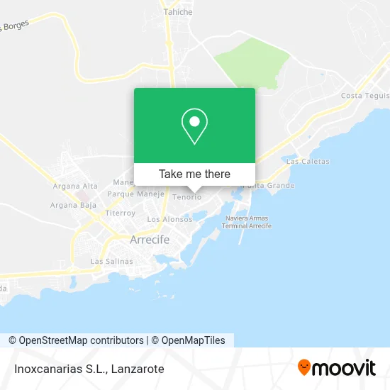Inoxcanarias S.L. map