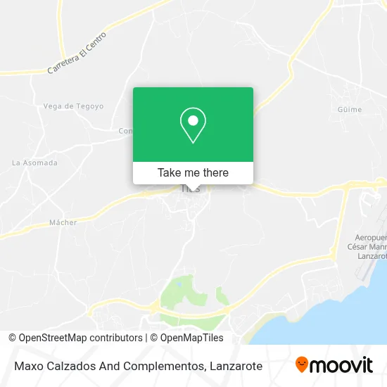 Maxo Calzados And Complementos map