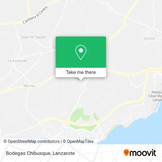 Bodegas Chibusque map