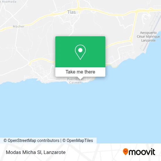 Modas Micha Sl map