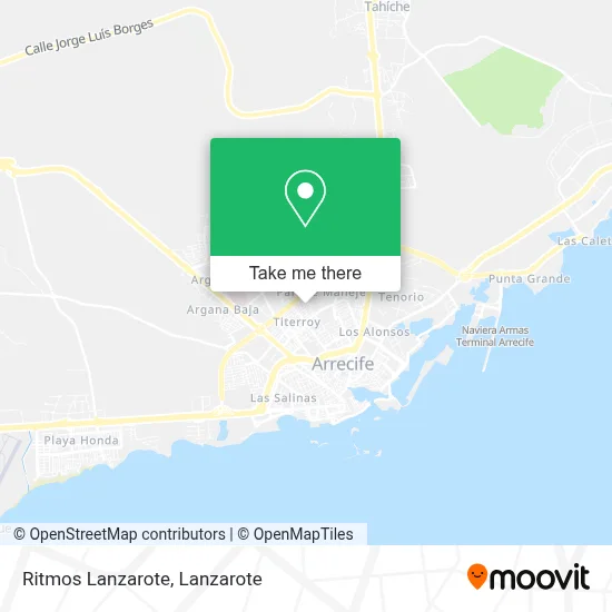 Ritmos Lanzarote map