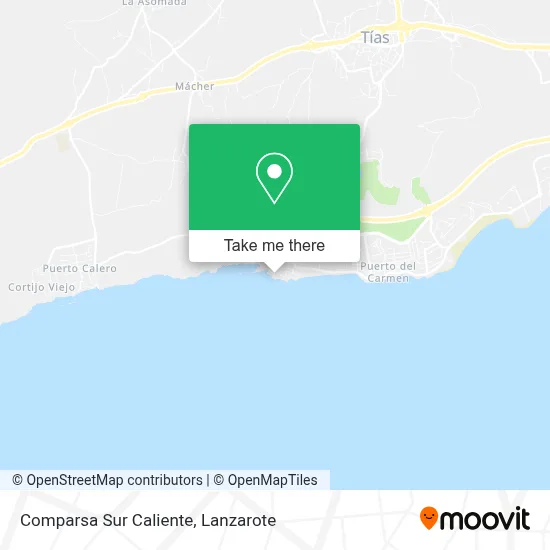 Comparsa Sur Caliente map
