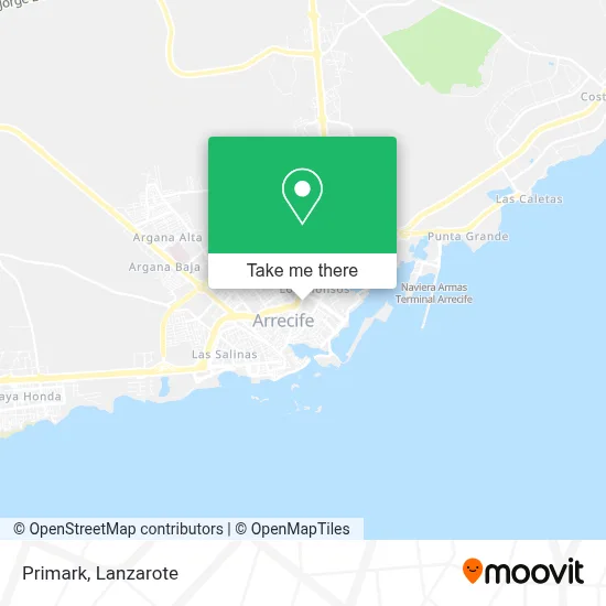 Primark map
