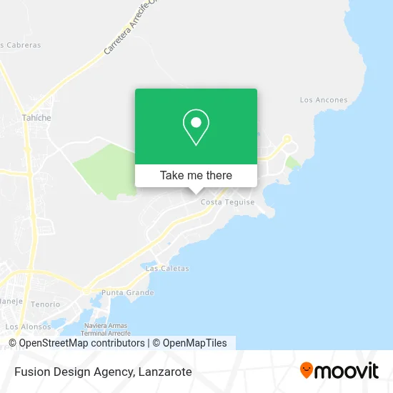 Fusion Design Agency map