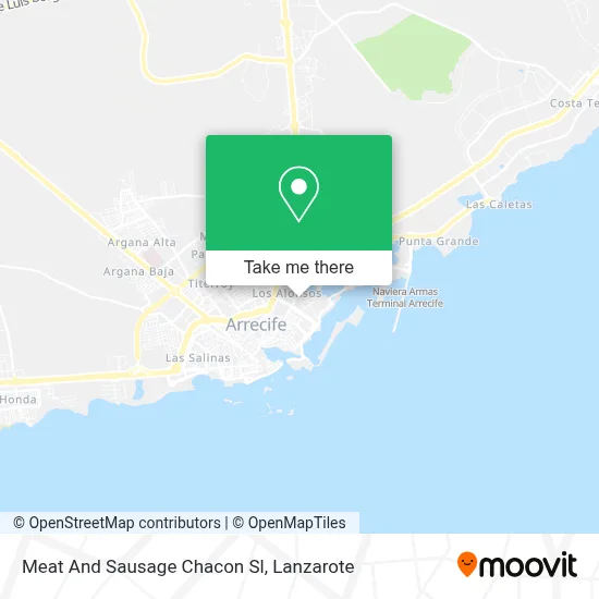 Meat And Sausage Chacon Sl map