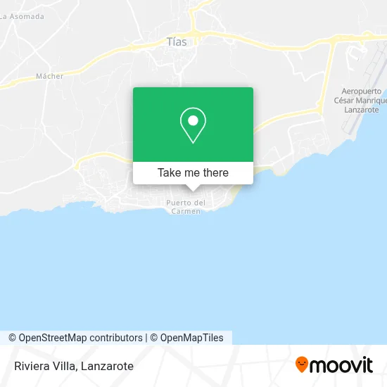 Riviera Villa map