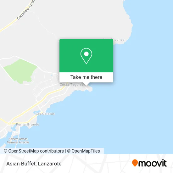 Asian Buffet map