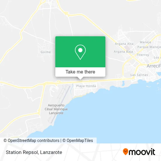 Station Repsol map