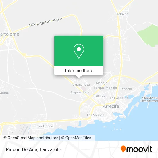 Rincón De Ana map