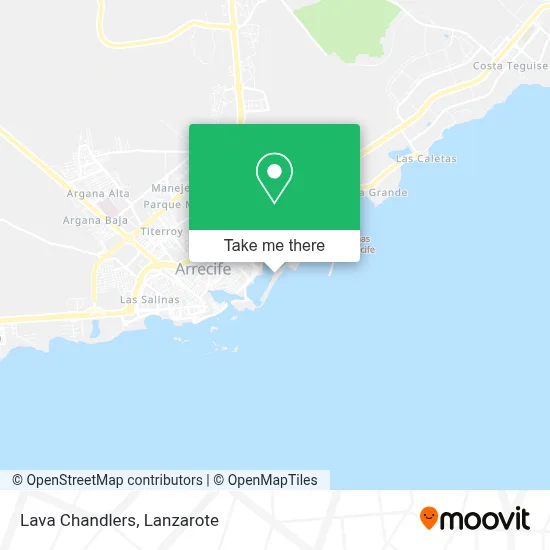 Lava Chandlers map