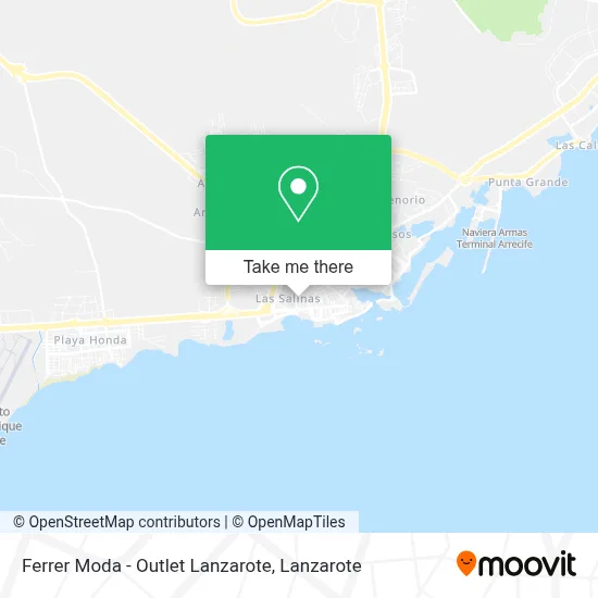 Ferrer Moda - Outlet Lanzarote map