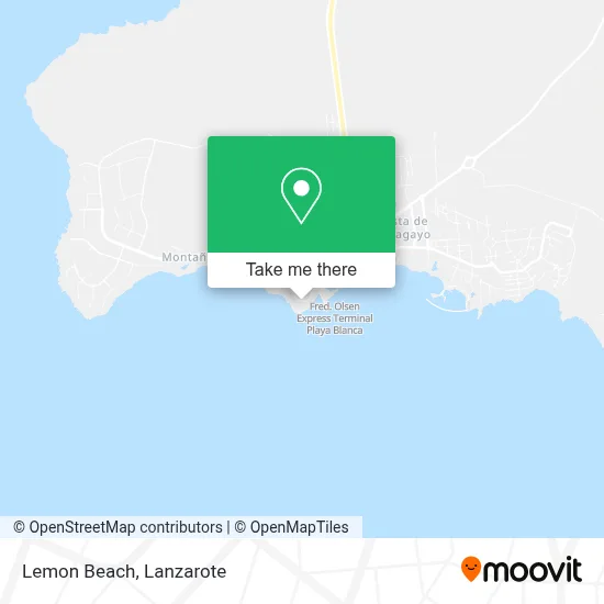 Lemon Beach map