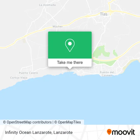 Infinity Ocean Lanzarote map