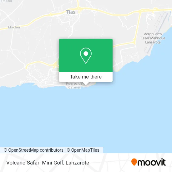 Volcano Safari Mini Golf map