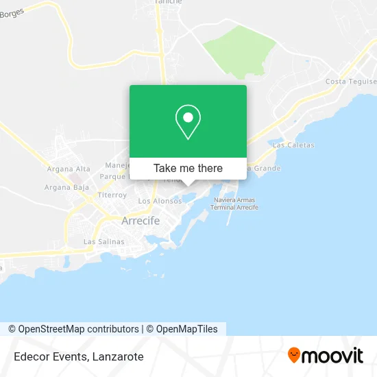 Edecor Events map