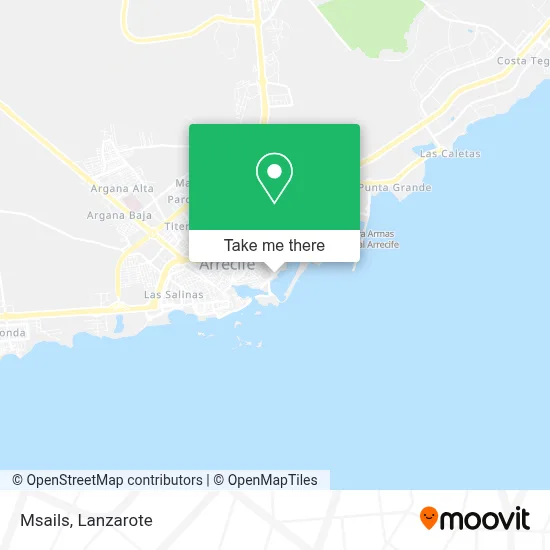Msails map