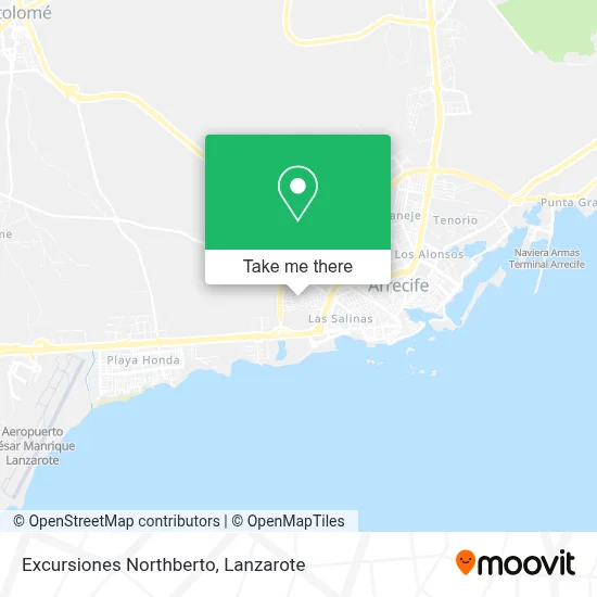 Excursiones Northberto map