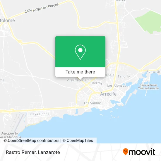 Rastro Remar map