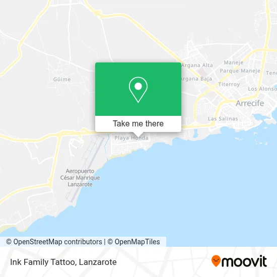 Ink Family Tattoo map