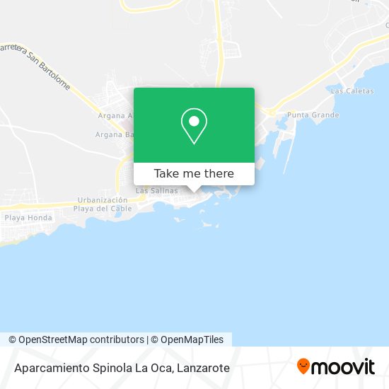 Aparcamiento Spinola La Oca map