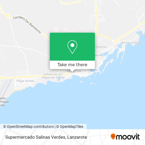 Supermercado Salinas Verdes map
