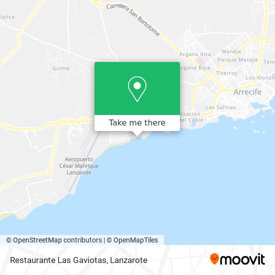 Restaurante Las Gaviotas map