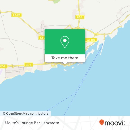 Mojito's Lounge Bar map