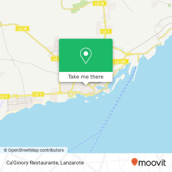 Ca'Ginory Restaurante map