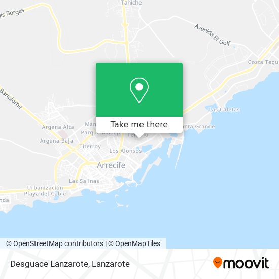 Desguace Lanzarote map