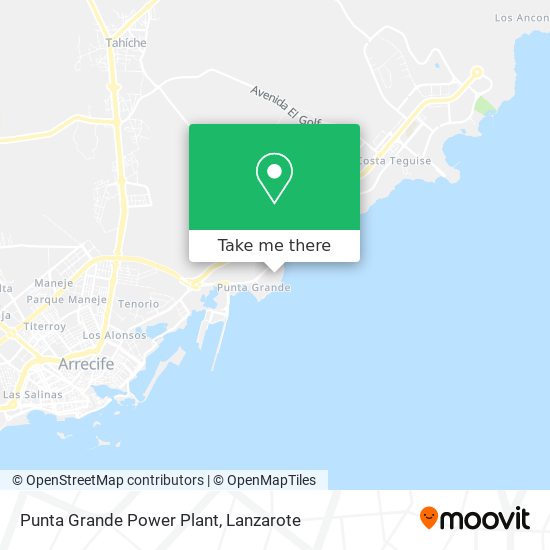 Punta Grande Power Plant map