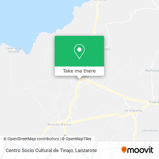 Centro Socio Cultural de Tinajo map
