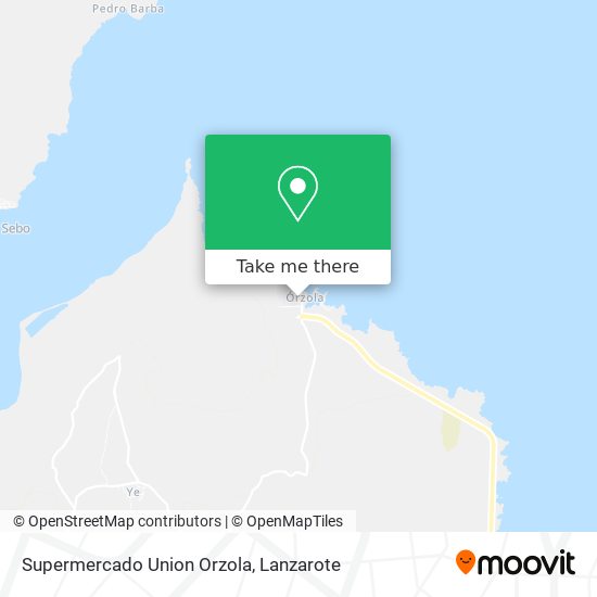 Supermercado Union Orzola map