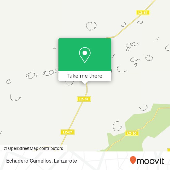 Echadero Camellos map