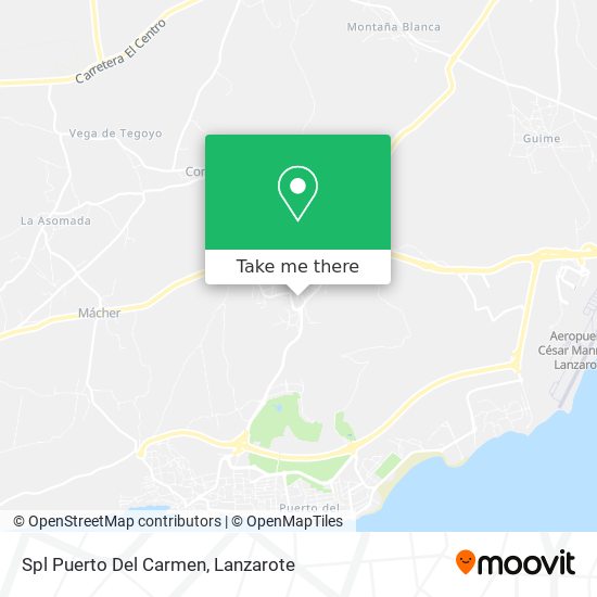 Spl Puerto Del Carmen map