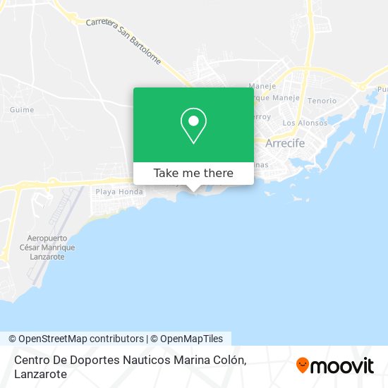 Centro De Doportes Nauticos Marina Colón map